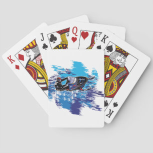 Baraja De Cartas Snowmobiler gráfico