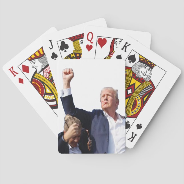 Baraja De Cartas ¡Sobreviviente de Trump! Devolver tarjetas de Esta (Reverso)
