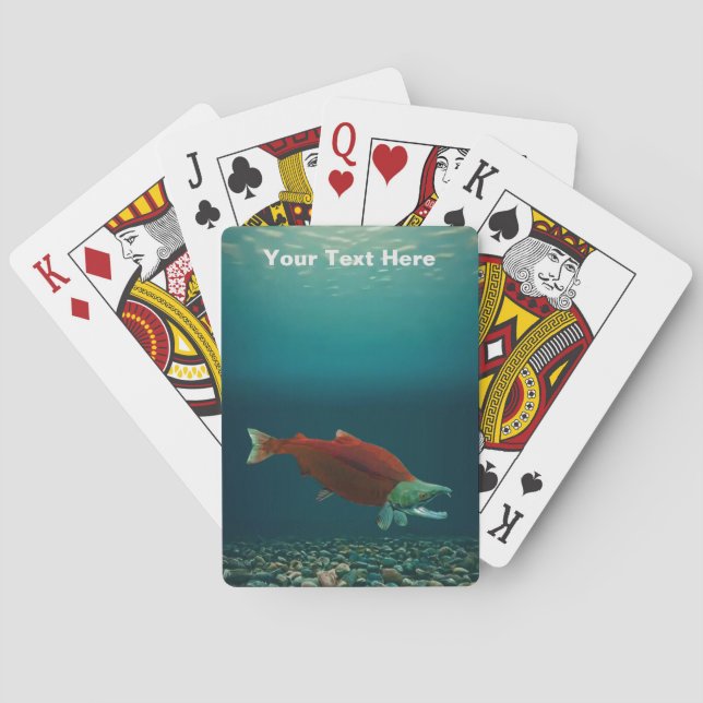 Baraja De Cartas Sockeye Salmon (Reverso)