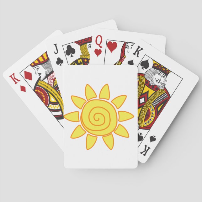 Baraja De Cartas sol (Reverso)