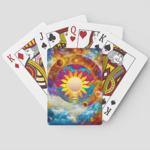 Baraja De Cartas Sol cósmico