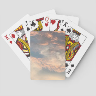 Baraja De Cartas Sol de verano azul cielo, rosa polvoriento, gris,