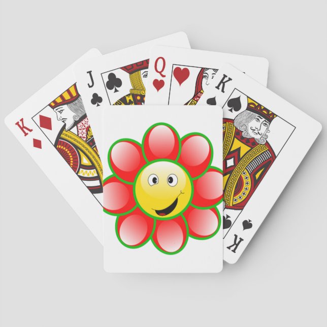 Baraja De Cartas Sol sonriente (Reverso)