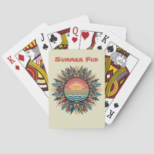 Baraja De Cartas Sol Tribal de Verano