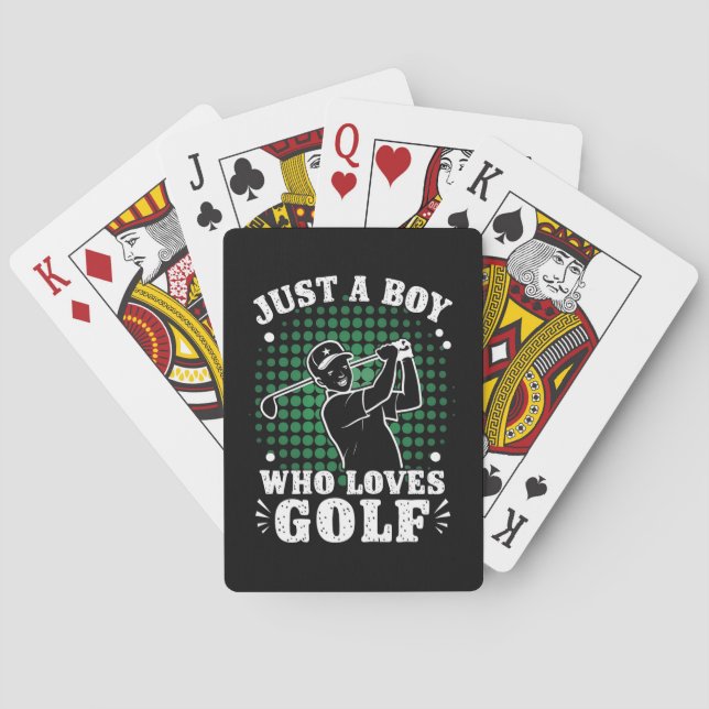 Baraja De Cartas Solo a un chico que le encanta el Golf Club (Reverso)