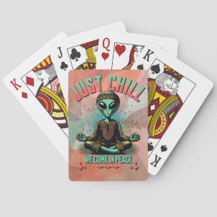 Baraja De Cartas Sólo Chill, venimos en paz