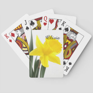 Baraja De Cartas Solo narciso amarillo del narciso