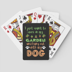 BARAJA DE CARTAS SOLO QUIERO TRABAJAR EN MI JARDÍN Y PASAR EL RATO