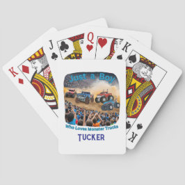 Baraja De Cartas Solo un chico que ama los camiones de monstruos