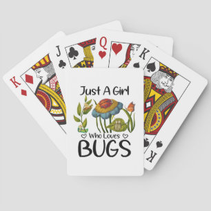 Baraja De Cartas Sólo una chica que ama los insectos