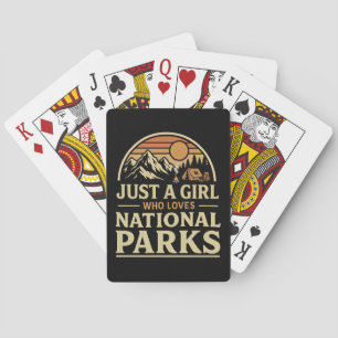 Baraja De Cartas Sólo una chica que ama los parques nacionales