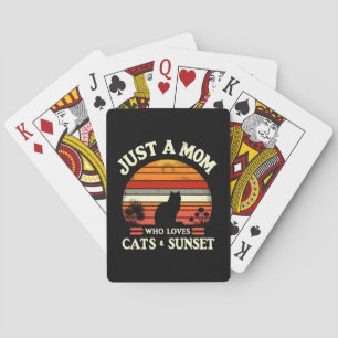 Baraja De Cartas Solo una mamá que ama a los gatos