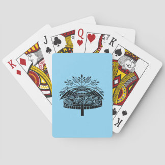 Baraja De Cartas Sombrero de flores