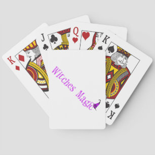 Baraja De Cartas Sombrero Mágico de Brujas