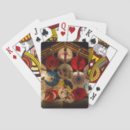 Baraja De Cartas Sombrillas iluminadas