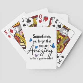 Baraja De Cartas Sometimes You Forget You Are Amazing