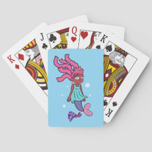 Baraja De Cartas Somos Chicas USA © Linda la Sirena estilo Chiago