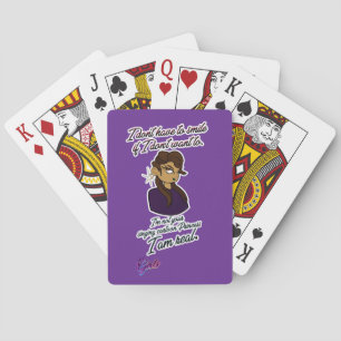 Baraja De Cartas Somos Chicas USA © No tengo que sonreír conjunto d