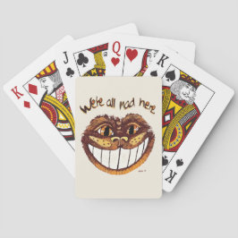 Baraja De Cartas Sonrisa loca de gato por Aleta