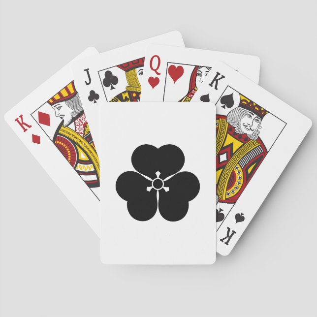 Baraja De Cartas Sordera de madera (Reverso)