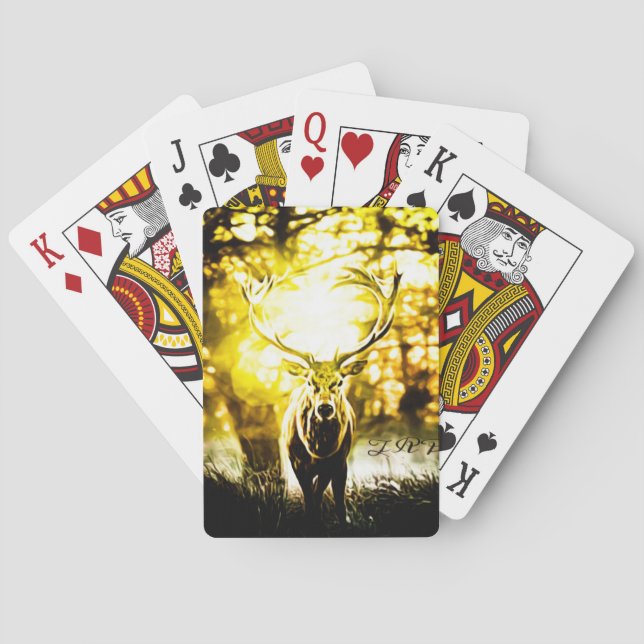 Baraja De Cartas Sorprendente ciervo 01 (Reverso)