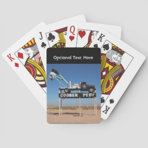 Baraja De Cartas Souvenir personalizado de Coober Pedy
