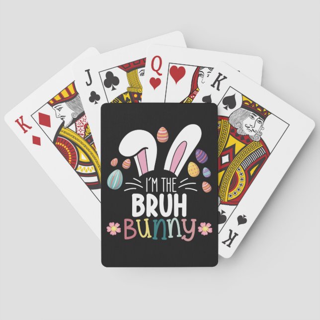 Baraja De Cartas Soy el Bruh Bunny Easter Matching (Reverso)