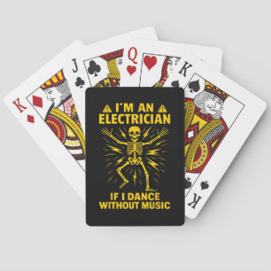 Baraja De Cartas Soy electricista si bailo sin música