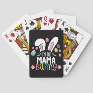 Baraja De Cartas Soy la familia de mamá conejita de Pascua