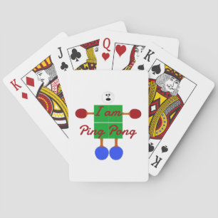 Baraja De Cartas Soy Personalizado de Ping Pong