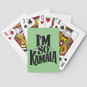 Baraja De Cartas Soy tan Kamala Brat Green Meme