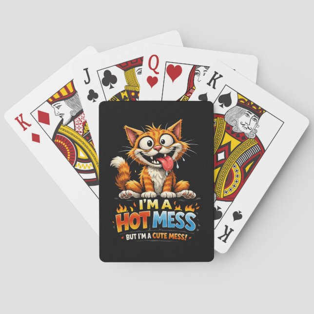 Baraja De Cartas Soy un Desastre (Reverso)