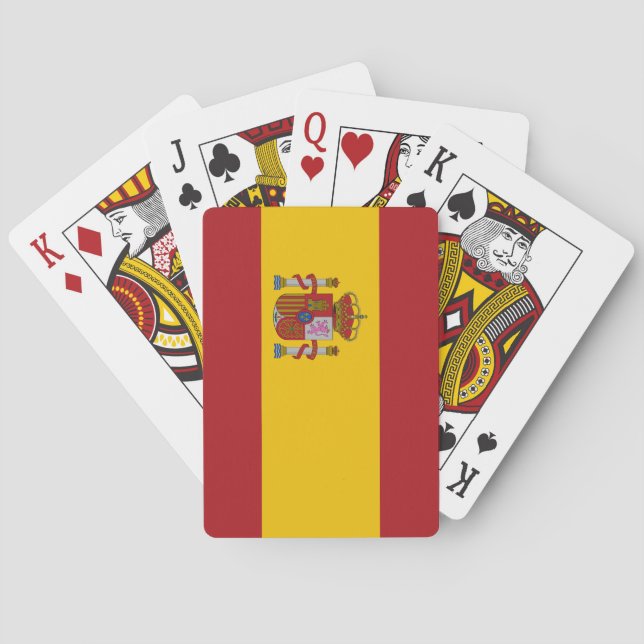 Baraja De Cartas Spain Flag (Reverso)