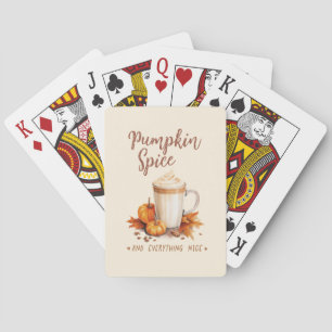 Baraja De Cartas Spice de calabaza - Foliage de última hora y otoño