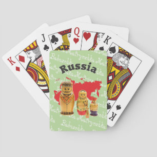 Baraja De Cartas Spielkarten Babuschka Matrjoschka Matryoshka