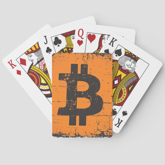 Baraja De Cartas Spielkarten Bitcoin (Reverso)