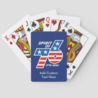 Baraja De Cartas Spirit of 76 - America's 250th Birthday 1776-2026