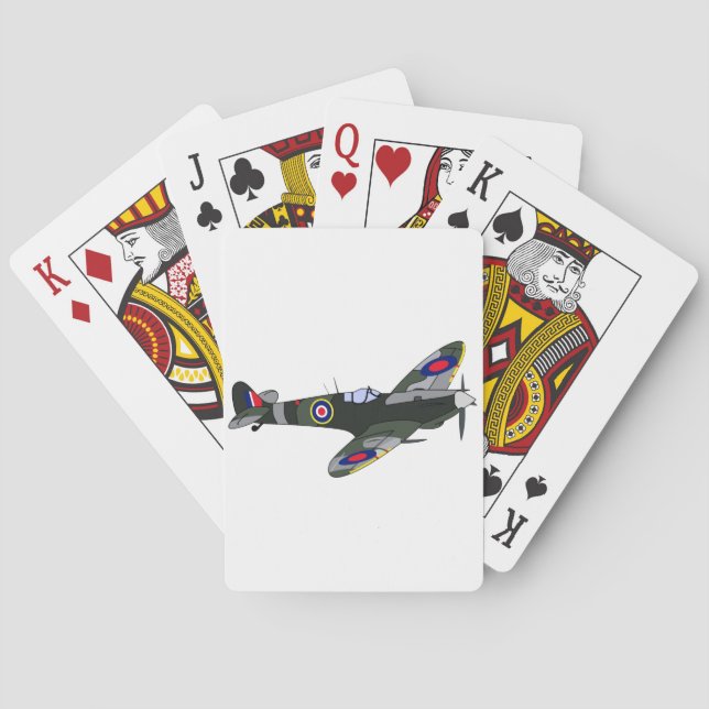 Baraja De Cartas Spitfire (Reverso)