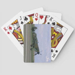 Baraja De Cartas Spitfire británico en los aviones de Airfield_WWII