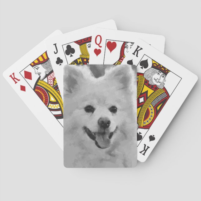 Baraja De Cartas Spitz japonés (Reverso)