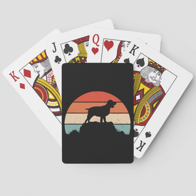 Baraja De Cartas springer spaniel inglés (Reverso)