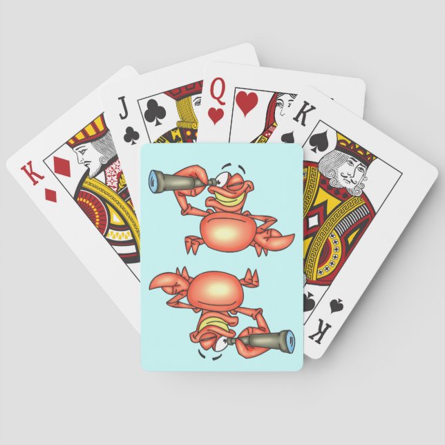 Baraja De Cartas Spying Hermit Crab Playing Cards (Reverso)