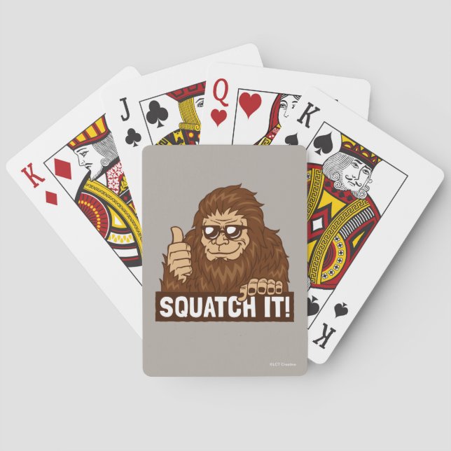 Baraja De Cartas Squatch él (Reverso)