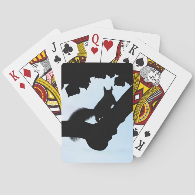 Baraja De Cartas Squirrely Blues (Reverso)