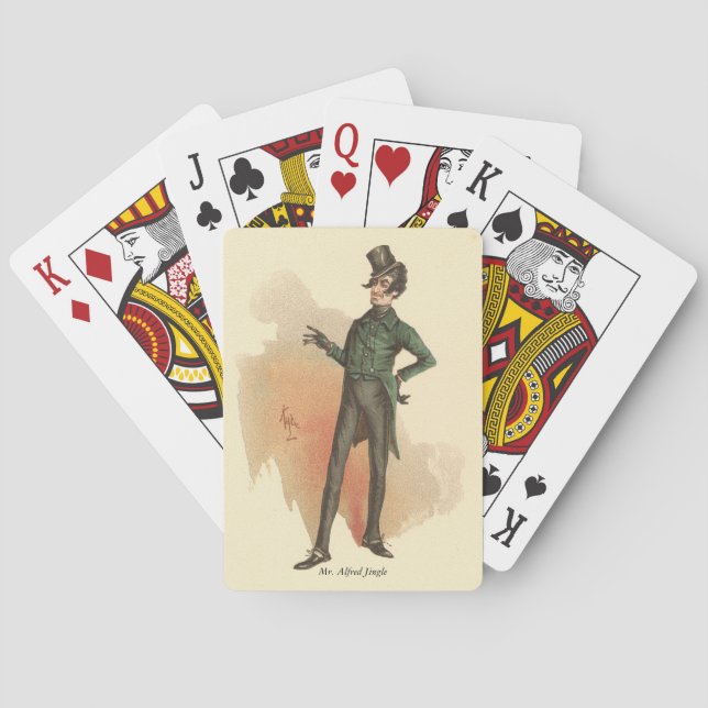 Baraja De Cartas Sr. Alfred Jingle de The Pickwick Papers (Reverso)