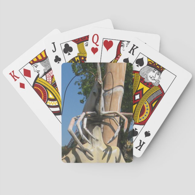 Baraja De Cartas Sr. Crustacean AKA Cabeza de langosta ... Infierno (Reverso)