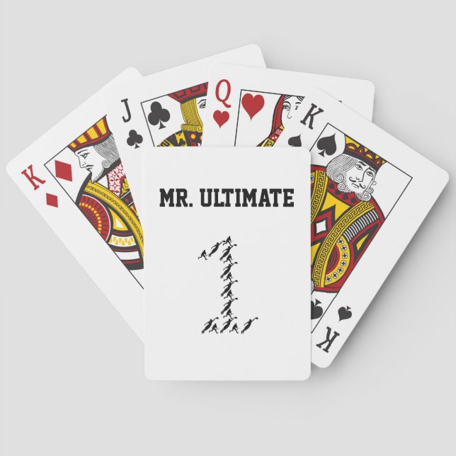 Baraja De Cartas Sr./Miss Ultimate (Reverso)