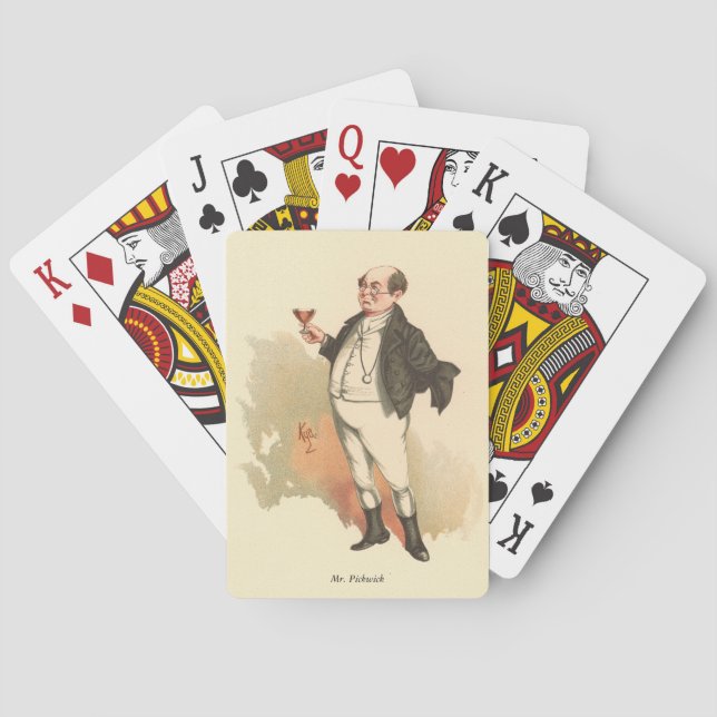 Baraja De Cartas Sr. Pickwick de Kyd, Los papeles de Pickwick de Di (Reverso)