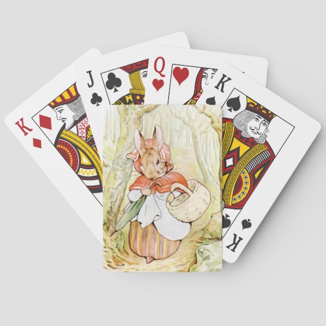 Baraja De Cartas Sra. Rabbit (Caperucita Roja) (B Potter) (Reverso)