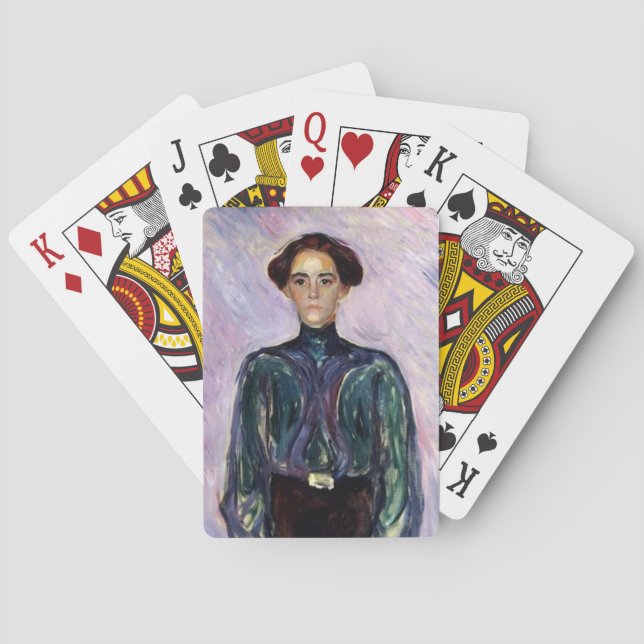 Baraja De Cartas Sra. Schwarz (por Edvard Munch) (Reverso)